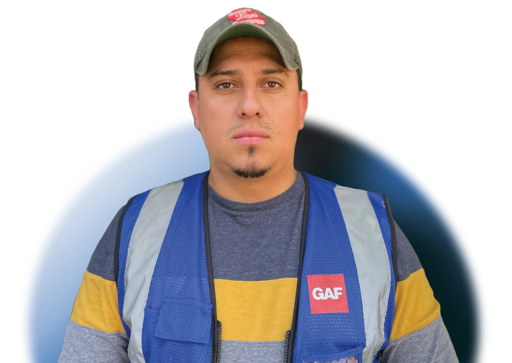 Experienced roofing specialist portrait