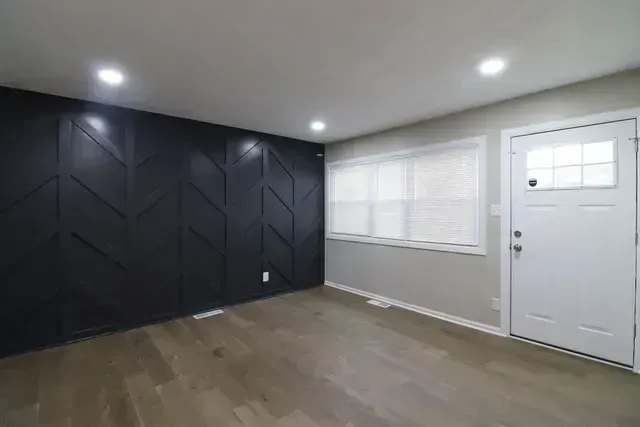 accent wall interior remodel