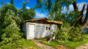 roof damage Highland IN showing common warning signs on a Northwest Indiana home